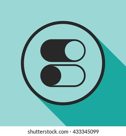 slider icon. slider sign