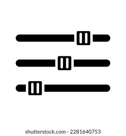 Slider icon. sign for mobile concept and web design. vector illustration