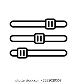 Icono de deslizador. inicio de sesión para concepto móvil y diseño web. ilustración vectorial
