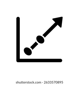 Controle Deslizante Aumentando para Cima para Representar Crescimento ou Progresso
