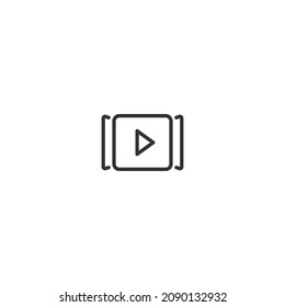 slider line icon, outline vector sign, pixel perfect icon
