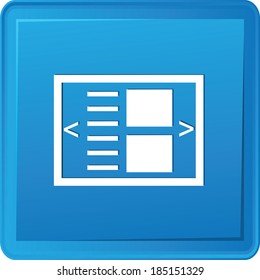 Slider show symbol,vector