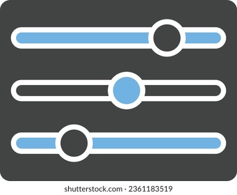 Slider Tool Icon image. Suitable for mobile application.