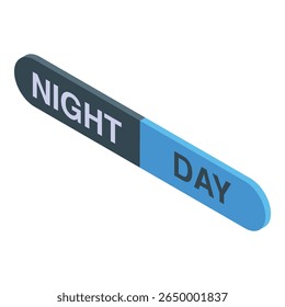Slider Übergang von Nacht zu Tag, symbolisiert Veränderung, Balance, oder ein 247 Service