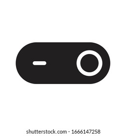 slider vector glyph flat icon 