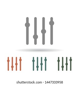 Slider Vector icon . Lorem Ipsum Illustration design