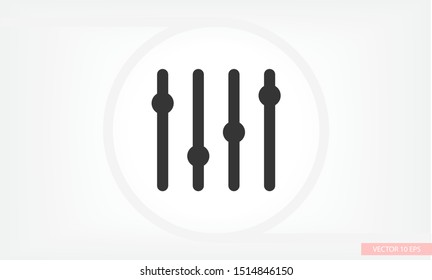 Slider Vector icon . Lorem Ipsum Illustration design