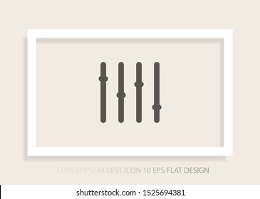 Slider Vector icon . Lorem Ipsum Illustration design