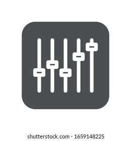 Slider Vector icon . Lorem Ipsum Illustration design