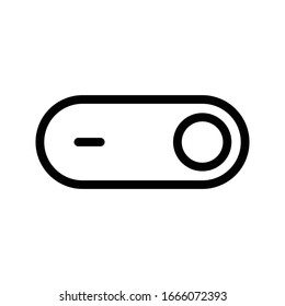 slider vector thin line icon 
