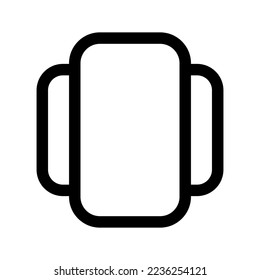 Slider Vertical Icon Vector Symbol Design Illustration
