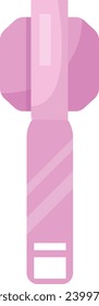 Slider For Zipper Vector Illustration