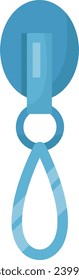 Slider For Zipper Vector Illustration