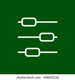 sliders line icon