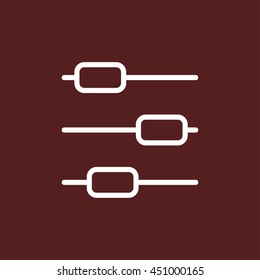 sliders line icon