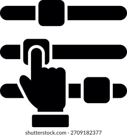 Slider Neue Kreative Icon Design Vektor