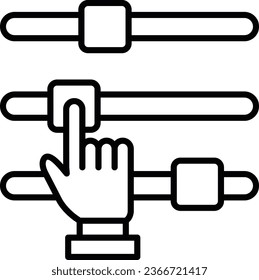 Sliders Pixel Perfect Detail Icon