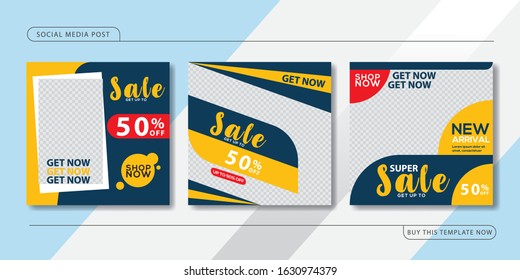 Slides abstract Editable modern Social Media banner Template. Anyone can use This Design Easily. Promotion web banner for social media. Elegant sale and discount promo. Vector Illustration