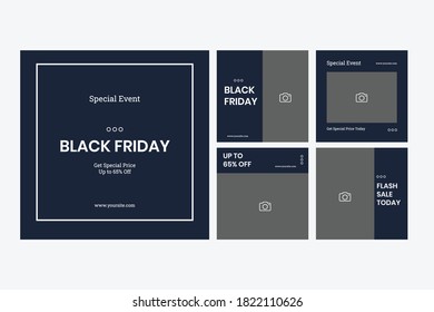 Slides abstract Unique Editable modern Social Media banner Template.Anyone can use This Design Easily.Promotional web banner for social media. Elegant sale and discount promo - Vector.