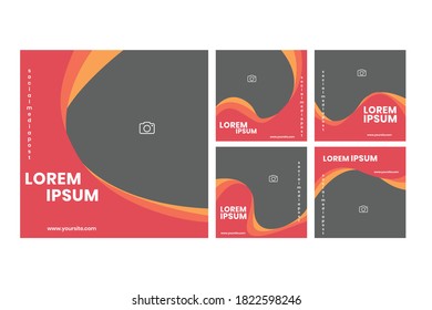 Slides Abstract Unique Editable modern Social Media banner Template.Anyone can use This Design Easily.Promotional web banner for social media. Elegant sale and discount promo - Vector.