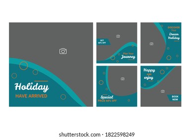 Slides Abstract Unique Editable modern Social Media banner Template.Anyone can use This Design Easily.Promotional web banner for social media. Elegant sale and discount promo - Vector.