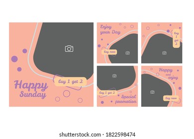 Slides Abstract Unique Editable modern Social Media banner Template.Anyone can use This Design Easily.Promotional web banner for social media. Elegant sale and discount promo - Vector.