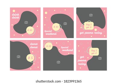 Slides abstract Unique Editable modern Social Media banner Template. Anyone can use This Design Easily. Promotional web banner sale and discount - Vector.