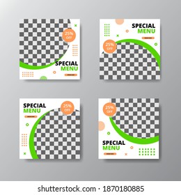 Slides abstract Unique Editable modern Social Media banner Template. Anyone can use This Design Easily. Promotional web banner for social media. Elegant sale and discount promo - Vector