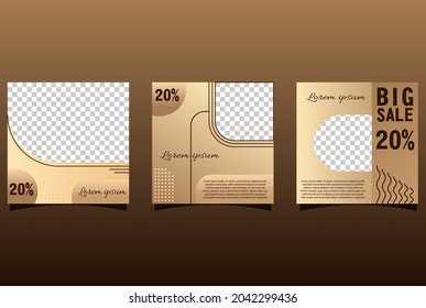 Slides abstract Unique Editable modern Social Media banner Template. Anyone can use This Design Easily. Promotional web banner for social media. Elegant sale and discount promo