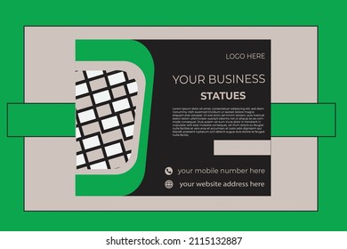 Slides abstract Unique Editable modern Social Media post Template.Anyone can use This Design Easily because it is editable and layer organized.