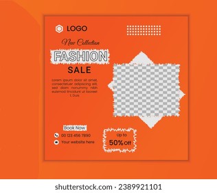 Slides abstract Unique Editable modern Social Media banner Template.Anyone can use This Design Easily.Promotional web banner for social media