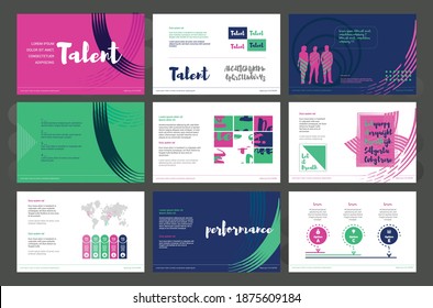 Slides, Designer Brouchure, Annual Report, presentation, Custom slides Colorful book, guideline, magazine, vector design template