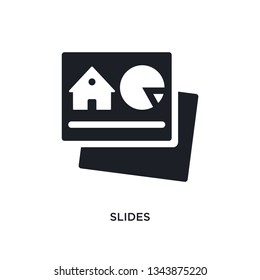 slides isolated icon. simple element illustration from real estate concept icons. slides editable logo sign symbol design on white background. can be use for web and mobile