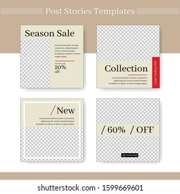 Slides modern Social Media banner Template.Elegant Design for Promotional web banner social media. 