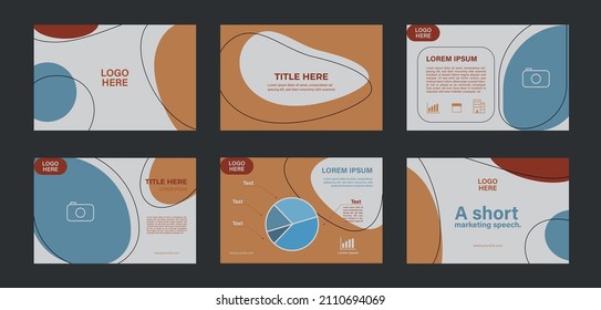 Slides. Organic business presentation template