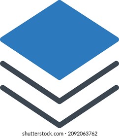 ilustración vectorial de diapositivas aislada en un fondo transparente. iconos vectoriales de glifo para el concepto o gráficos web.
