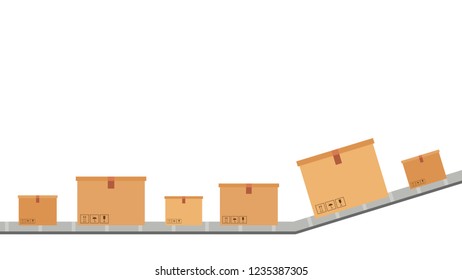 Sliding rail product. free space for text. wallpaper. copy space. box vector.