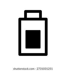 Leicht niedriger Akku-Symbol-Illustration