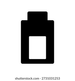 Leicht niedriger Akku-Symbol-Illustration