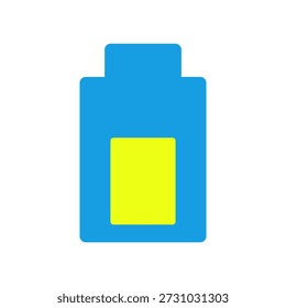 Leicht niedriger Akku-Symbol-Illustration