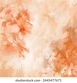 a slightly opaque background of peachy tones for invitation card