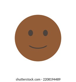 Slightly smiling face. Ironic smile, pain behind the smile. 3D stylized vector icon. realistic emoticon. 3D emoticon for web. Vector Emoji. for app