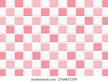 Azulejos blancos y rosados
