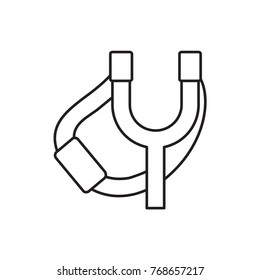 sligshot icon illustration isolated vector sign symbol