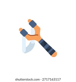 Icono de Vector Sligshot. Estilo plano del icono de la aventura. uso perfecto para el logotipo, la presentación, el Sitio web, y más. estilo moderno del color del diseño del icono