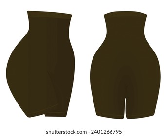 Ilustración vectorial de calzoncillos delgados