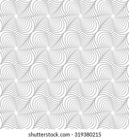 Slim gray diagonal Marrakesh twisted grid.Seamless stylish geometric background. Modern abstract pattern. Flat monochrome design.