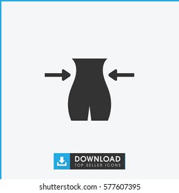 slim icon illustration isolated vector