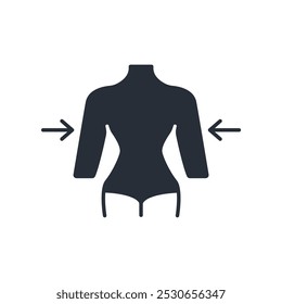 Slim icon. vector.Editable stroke.linear style sign for use web design,logo.Symbol illustration.