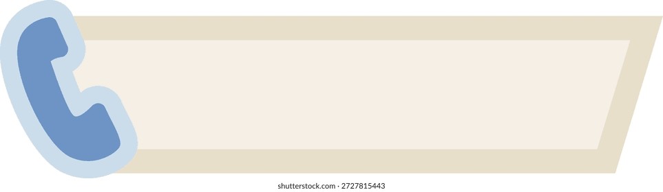 Slim light blue banner with rounded corners.